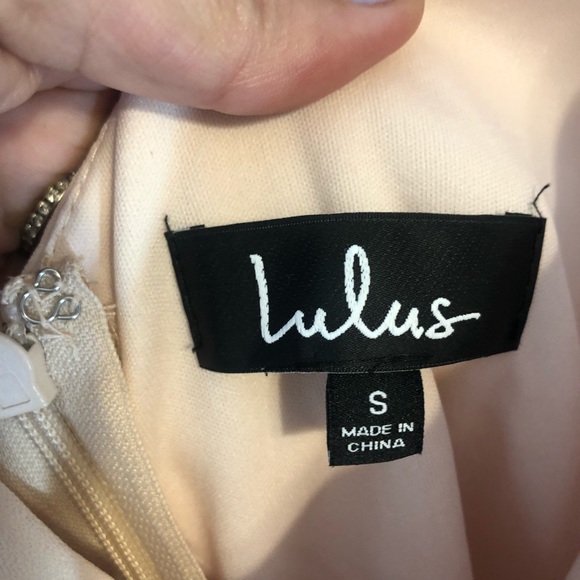 NWT Lulus Make Me Move Maxi blush pink sz S - Picture 5 of 7